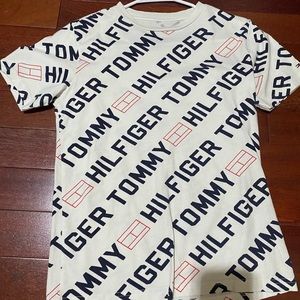 White and yellow Tommy Hilfiger shirts